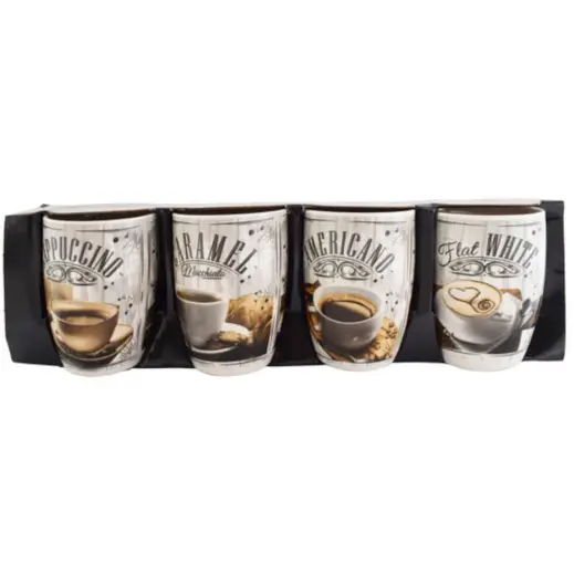 Global Brew 4-Piece Mug Set Gift Box